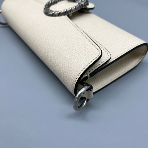 Gucci Dionysus Grained Calfskin White