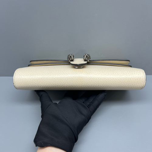 Gucci Dionysus Grained Calfskin White
