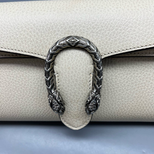 Gucci Dionysus Grained Calfskin White