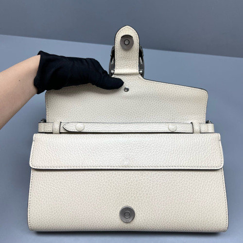 Gucci Dionysus Grained Calfskin White