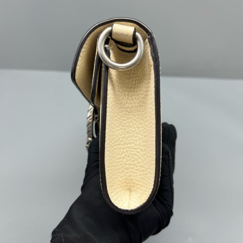 Gucci Dionysus Grained Calfskin White
