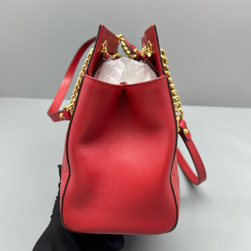 Gucci Tote Bag Guccissima Red