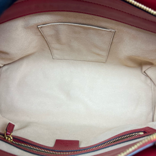 Gucci Tote Bag Guccissima Red