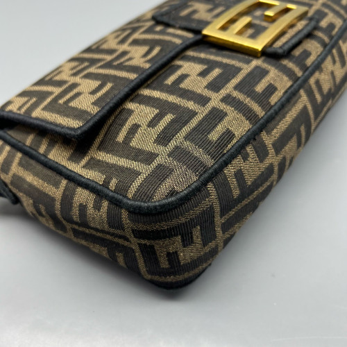 Fendi Medium Baguette Zucca Brown Dark Brown