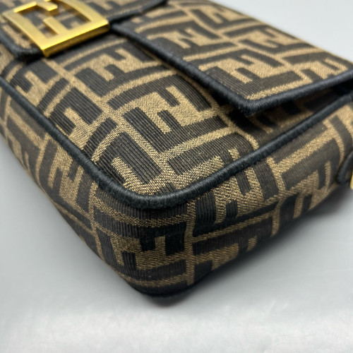 Fendi Medium Baguette Zucca Brown Dark Brown