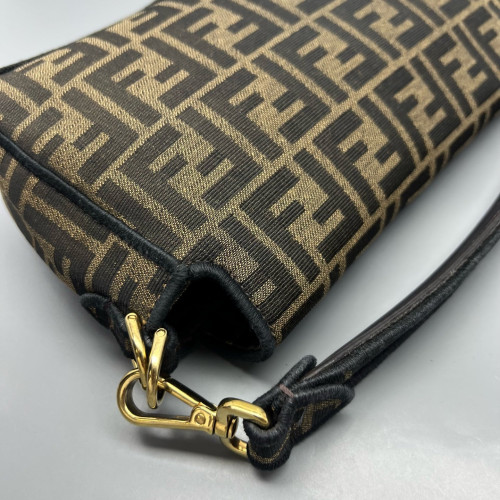 Fendi Medium Baguette Zucca Brown Dark Brown
