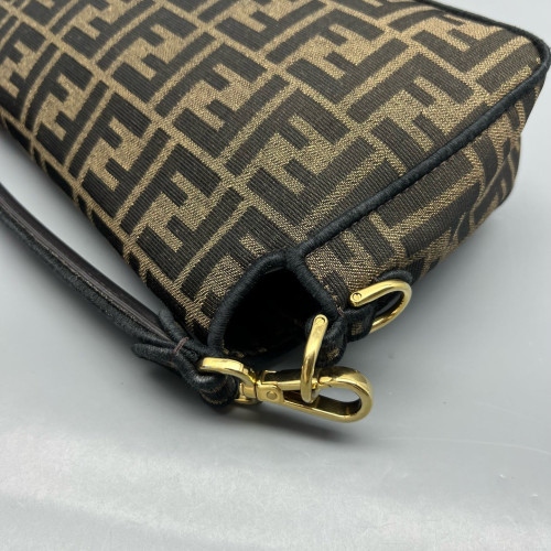 Fendi Medium Baguette Zucca Brown Dark Brown
