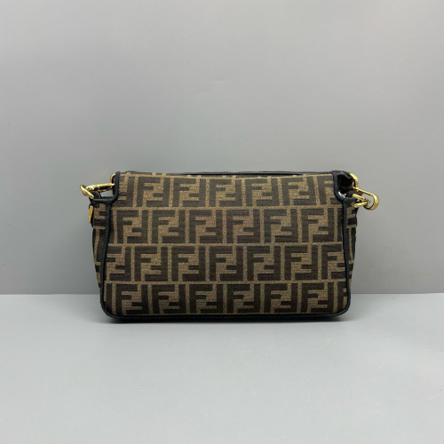 Fendi Medium Baguette Zucca Brown Dark Brown