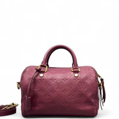 Louis Vuitton Speedy Bandouliere 25 Monogram Empreinte Azalea