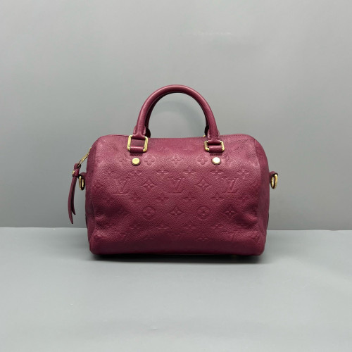 Louis Vuitton Speedy Bandouliere 25 Monogram Empreinte Azalea