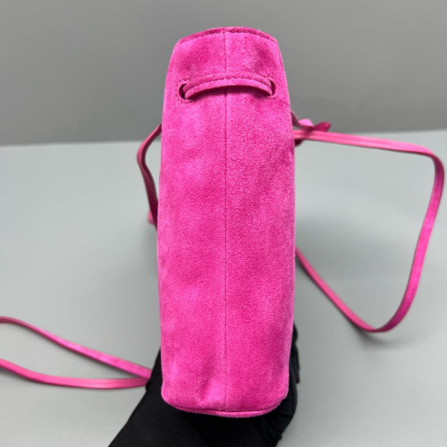 Miu Miu Bucket Suede Magenta Miu Miu Bucket Suede Magenta