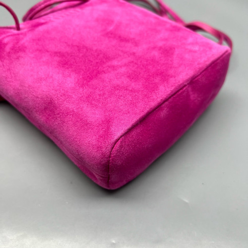 Miu Miu Bucket Suede Magenta Miu Miu Bucket Suede Magenta
