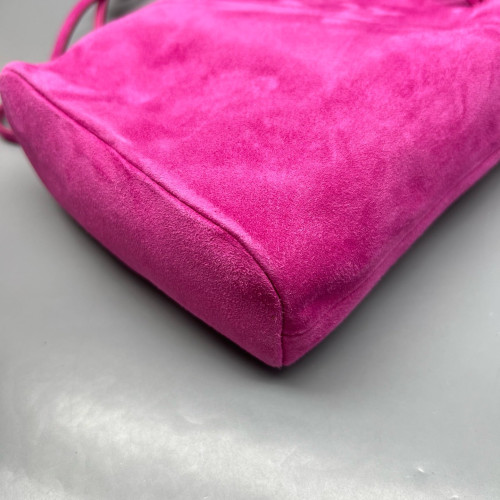 Miu Miu Bucket Suede Magenta Miu Miu Bucket Suede Magenta
