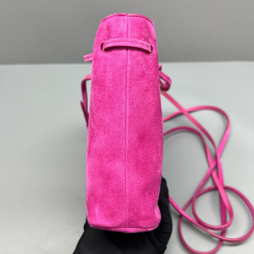 Miu Miu Bucket Suede Magenta Miu Miu Bucket Suede Magenta