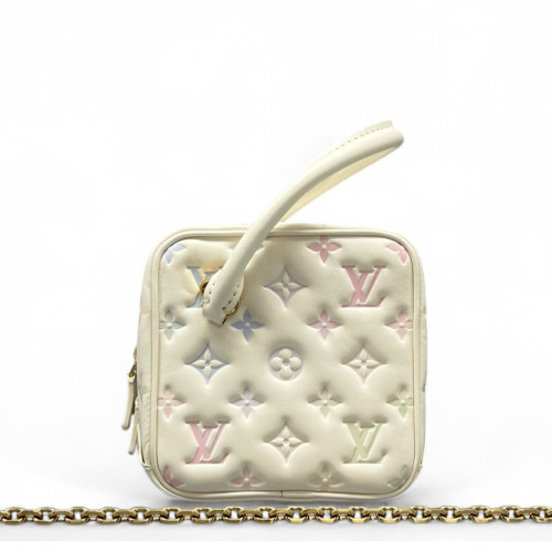 Louis Vuitton Square Bag Monogram Empreinte Dream Cream