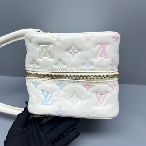 Louis Vuitton Square Bag Monogram Empreinte Dream Cream