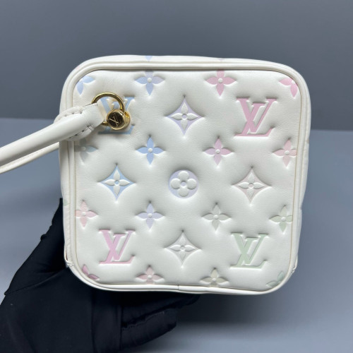 Louis Vuitton Square Bag Monogram Empreinte Dream Cream
