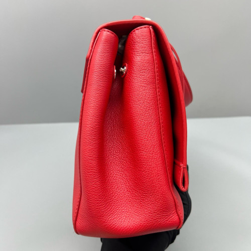 Louis Vuitton Lockme II Top Handle Calfskin Red