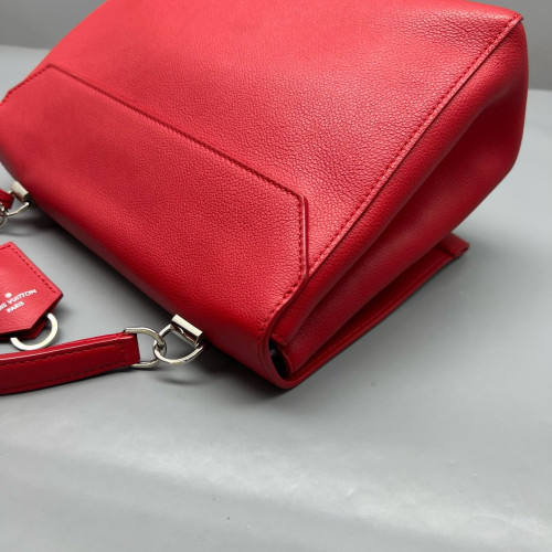 Louis Vuitton Lockme II Top Handle Calfskin Red