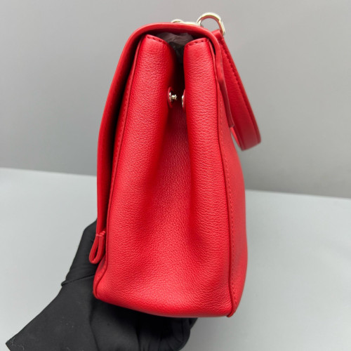 Louis Vuitton Lockme II Top Handle Calfskin Red