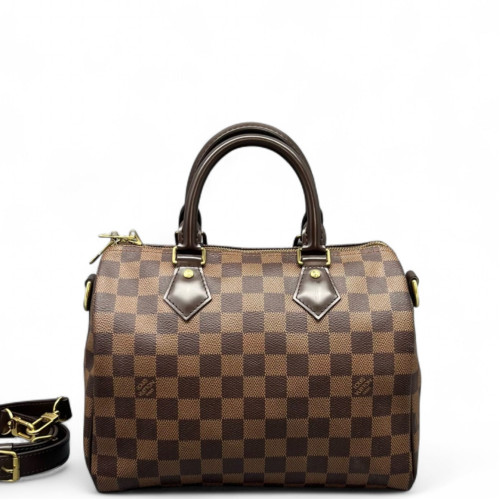 Louis Vuitton Speedy Bandouliere 25 Damier Ebene Brown Louis Vuitton Speedy Bandouliere 25 Damier Ebene Brown