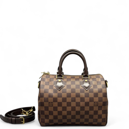 Louis Vuitton Speedy Bandouliere 25 Damier Ebene Brown Louis Vuitton Speedy Bandouliere 25 Damier Ebene Brown