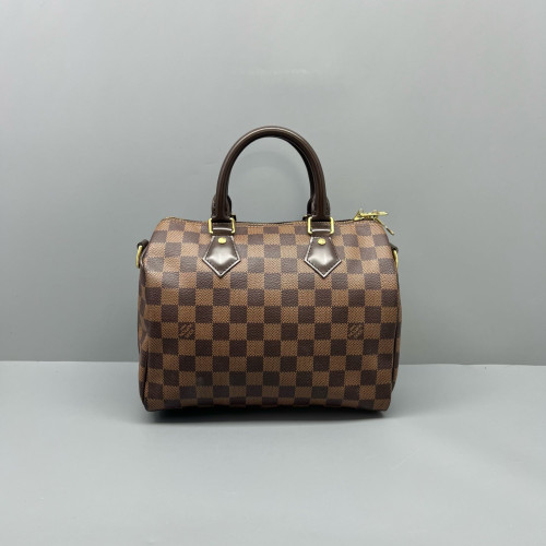 Louis Vuitton Speedy Bandouliere 25 Damier Ebene Brown Louis Vuitton Speedy Bandouliere 25 Damier Ebene Brown