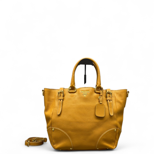 Prada Tote Bag Vitello Daino Yellow