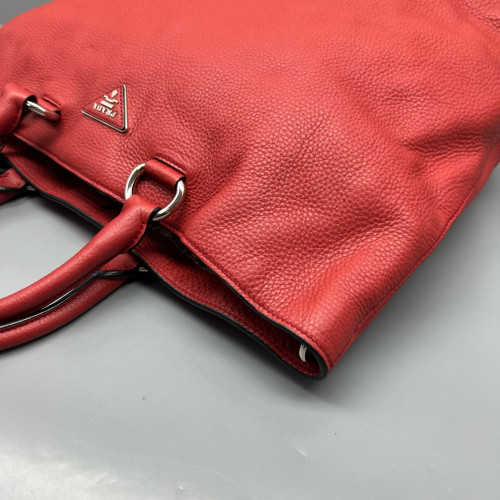 Prada Tote Bag Vitello Daino Red