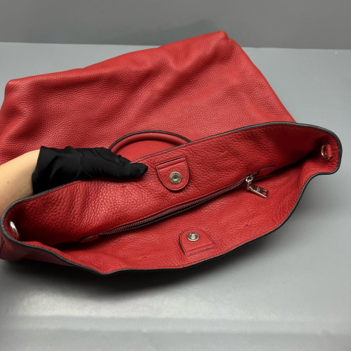 Prada Tote Bag Vitello Daino Red