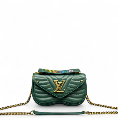 Louis Vuitton New Wave Chain Bag PM Calfskin Green