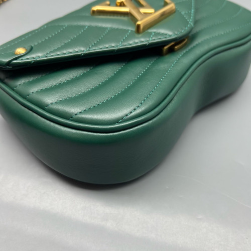 Louis Vuitton New Wave Chain Bag PM Calfskin Green