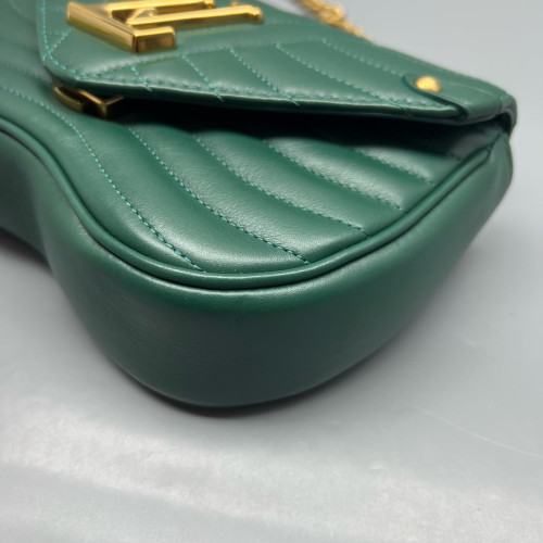 Louis Vuitton New Wave Chain Bag PM Calfskin Green