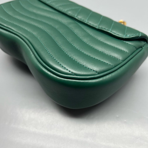 Louis Vuitton New Wave Chain Bag PM Calfskin Green