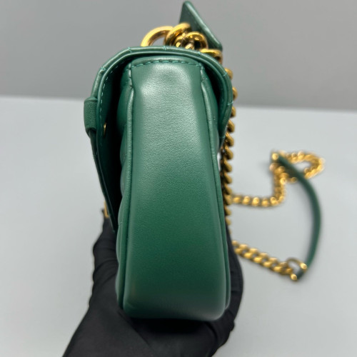 Louis Vuitton New Wave Chain Bag PM Calfskin Green