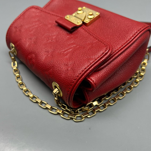 Louis Vuitton Shoulder Bag Monogram Empreinte Red