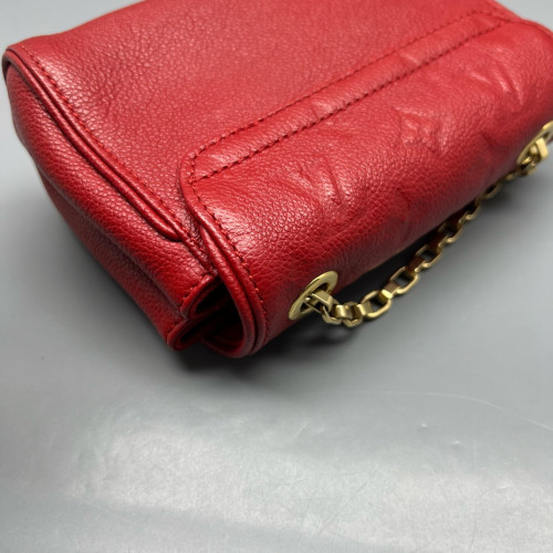 Louis Vuitton Shoulder Bag Monogram Empreinte Red