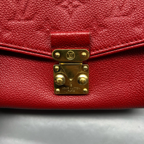 Louis Vuitton Shoulder Bag Monogram Empreinte Red