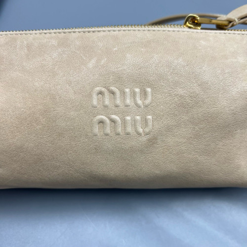 Miu Miu Handbag Calfskin Khaki
