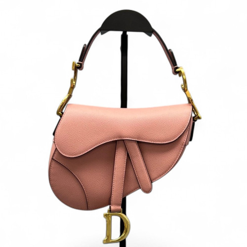 Dior Small Saddle Bag Saffiano Calfskin Pink Dior Small Saddle Bag Saffiano Calfskin Pink