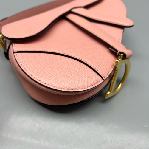 Dior Small Saddle Bag Saffiano Calfskin Pink Dior Small Saddle Bag Saffiano Calfskin Pink