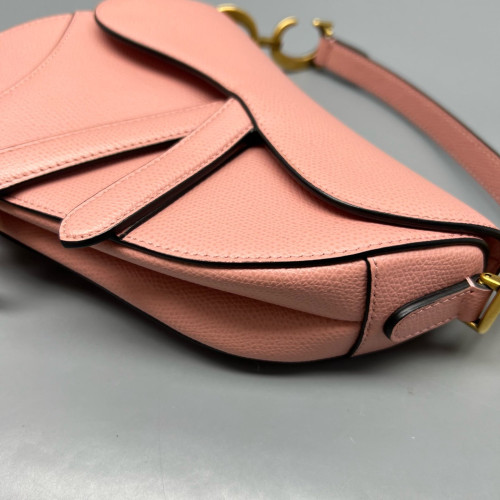 Dior Small Saddle Bag Saffiano Calfskin Pink Dior Small Saddle Bag Saffiano Calfskin Pink