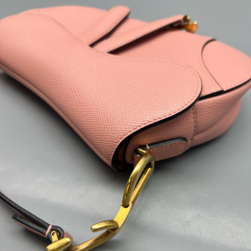 Dior Small Saddle Bag Saffiano Calfskin Pink Dior Small Saddle Bag Saffiano Calfskin Pink