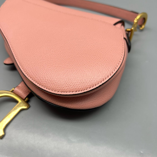 Dior Small Saddle Bag Saffiano Calfskin Pink Dior Small Saddle Bag Saffiano Calfskin Pink