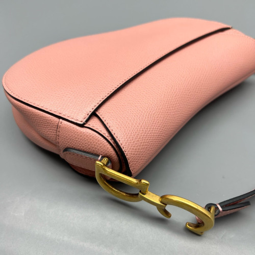 Dior Small Saddle Bag Saffiano Calfskin Pink Dior Small Saddle Bag Saffiano Calfskin Pink