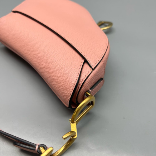 Dior Small Saddle Bag Saffiano Calfskin Pink Dior Small Saddle Bag Saffiano Calfskin Pink