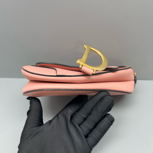 Dior Small Saddle Bag Saffiano Calfskin Pink Dior Small Saddle Bag Saffiano Calfskin Pink