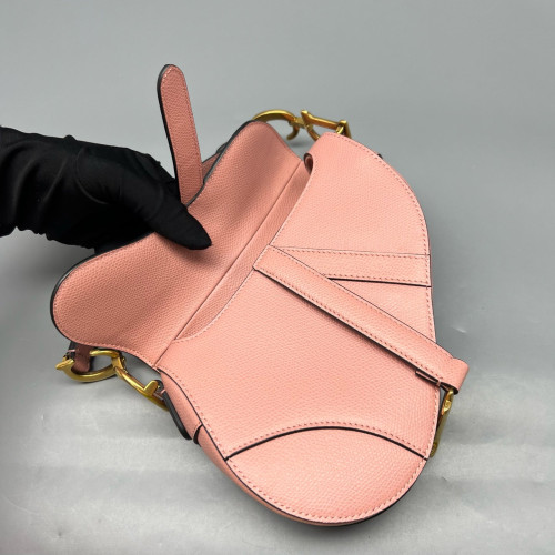 Dior Small Saddle Bag Saffiano Calfskin Pink Dior Small Saddle Bag Saffiano Calfskin Pink