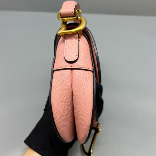 Dior Small Saddle Bag Saffiano Calfskin Pink Dior Small Saddle Bag Saffiano Calfskin Pink