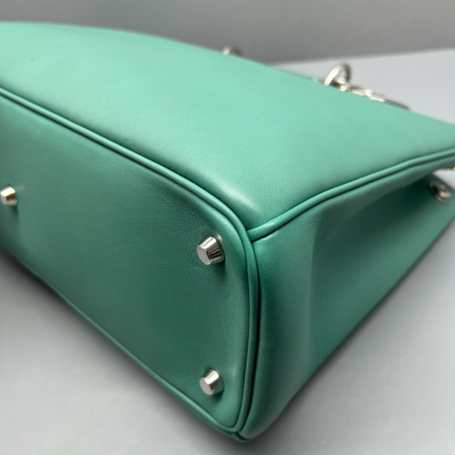 Dior Large Diorissimo Tote Calfskin Green Fuchsia